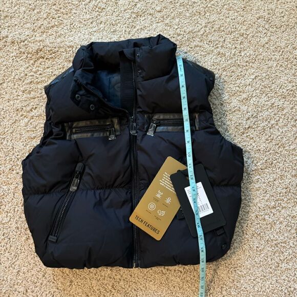 Goldbergh Blast Ski Bodywarmer Vest Black Full Zip Insulated NWT US 2 eclat - Picture 6 of 8